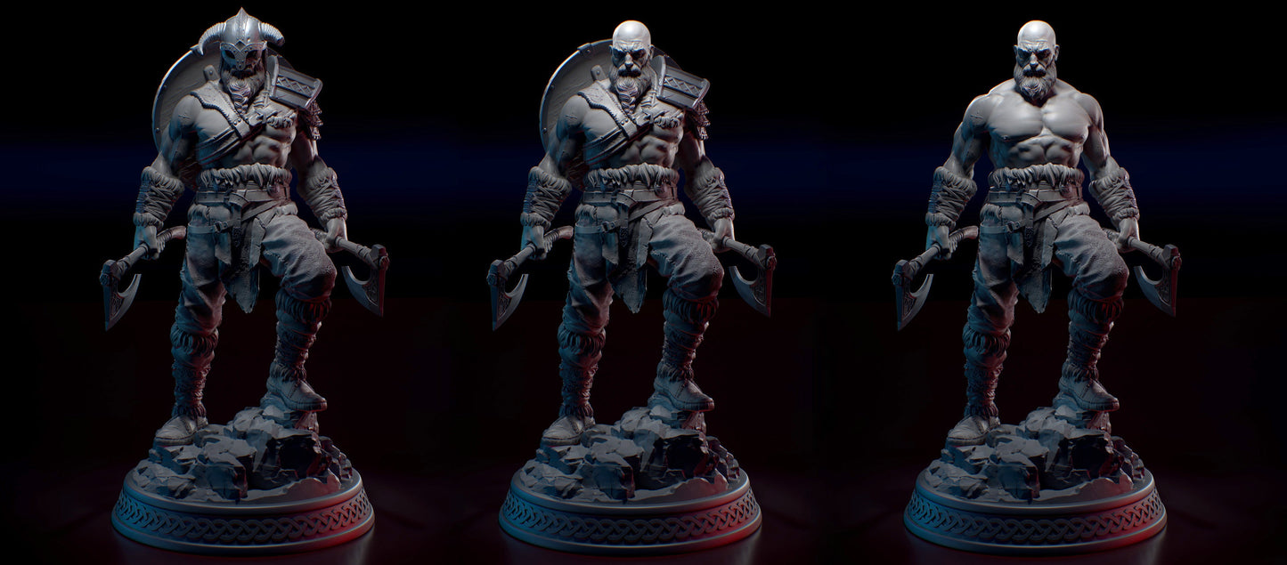 Kratos Viking - God Of War - STL 3D Print Files