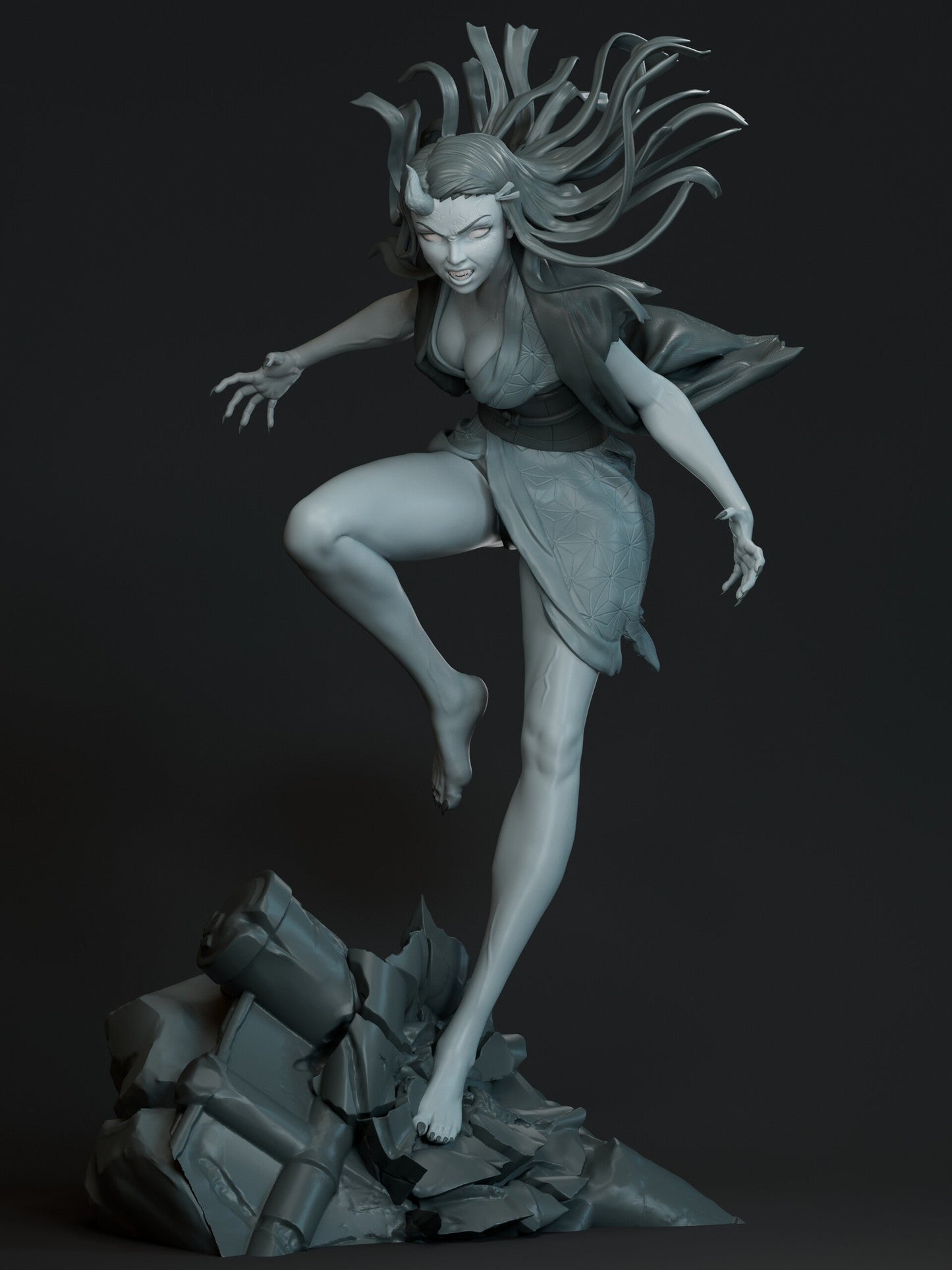 Nezuko Kamado - Kimetsu no Yaiba - STL 3D Print Files