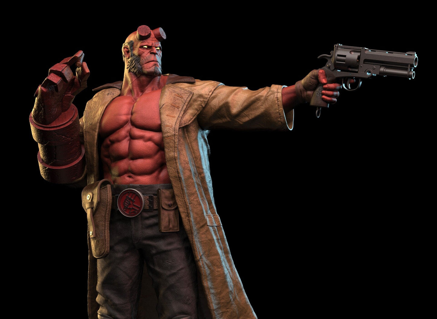 1512 Hellboy - STL 3D Print Files