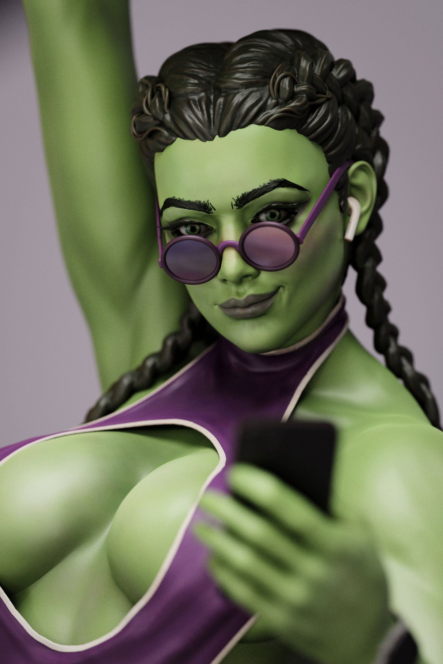 1587 She Hulk - Marvel Comics - STL 3D Print Files