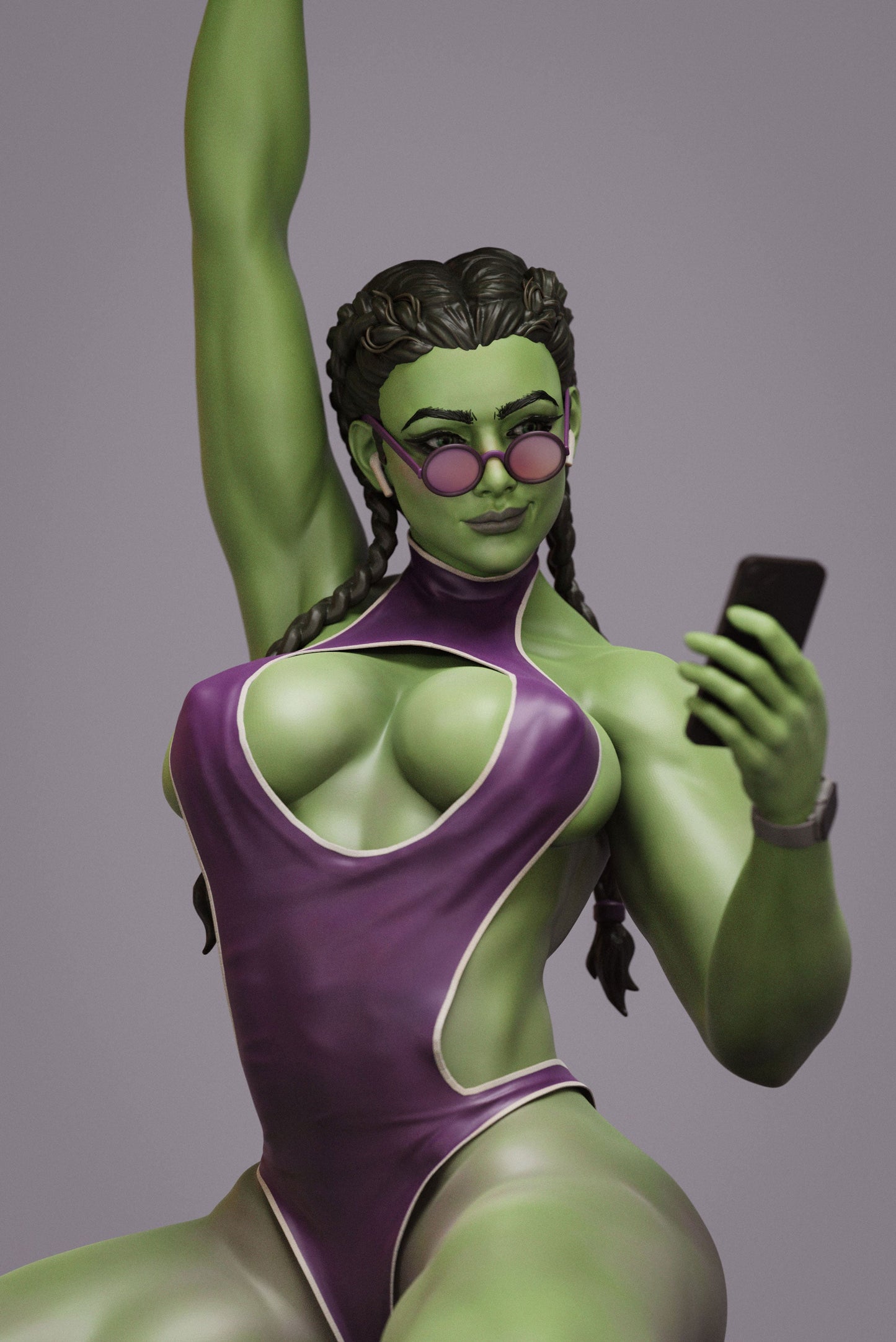 1587 She Hulk - Marvel Comics - STL 3D Print Files