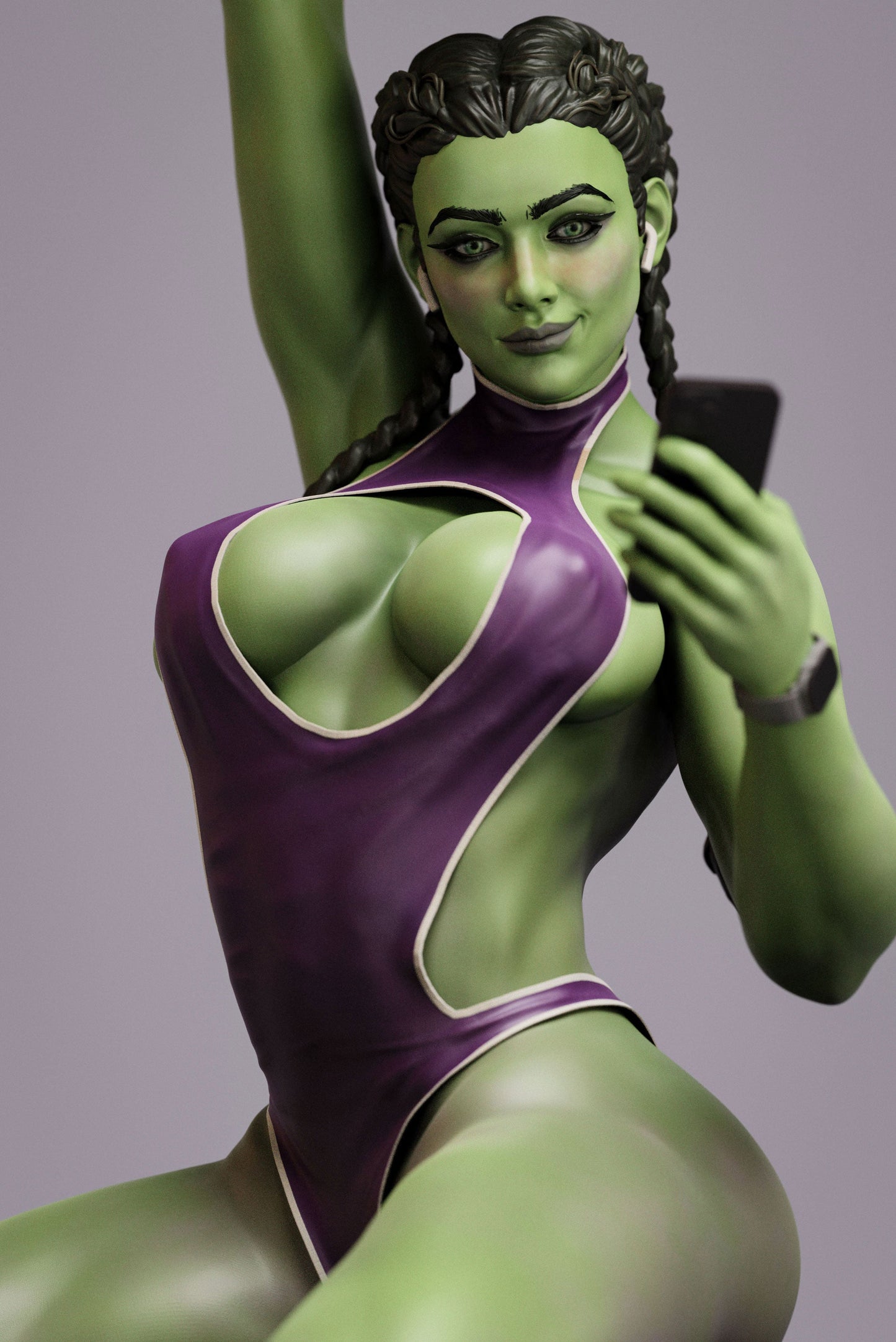 1587 She Hulk - Marvel Comics - STL 3D Print Files