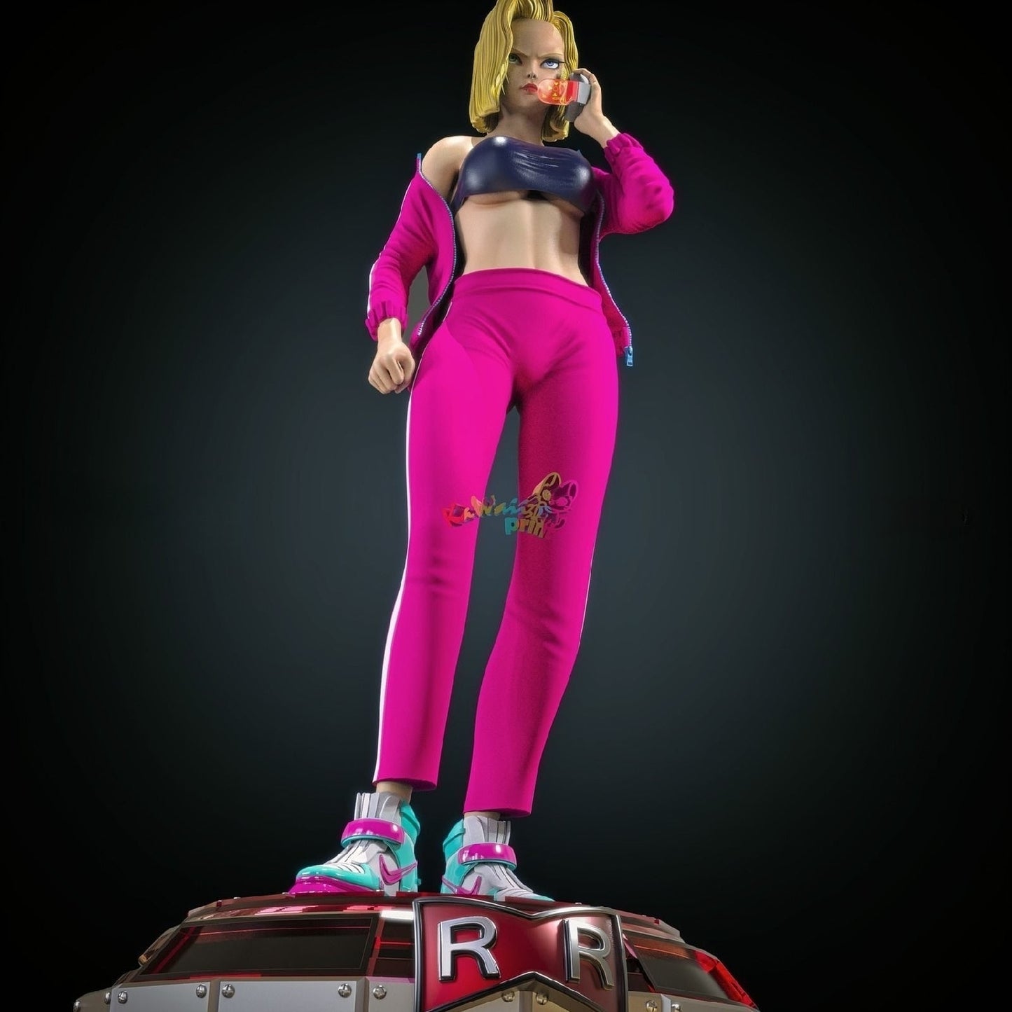 1488 Android 18 - Dragon Ball Z - STL 3D Print Files