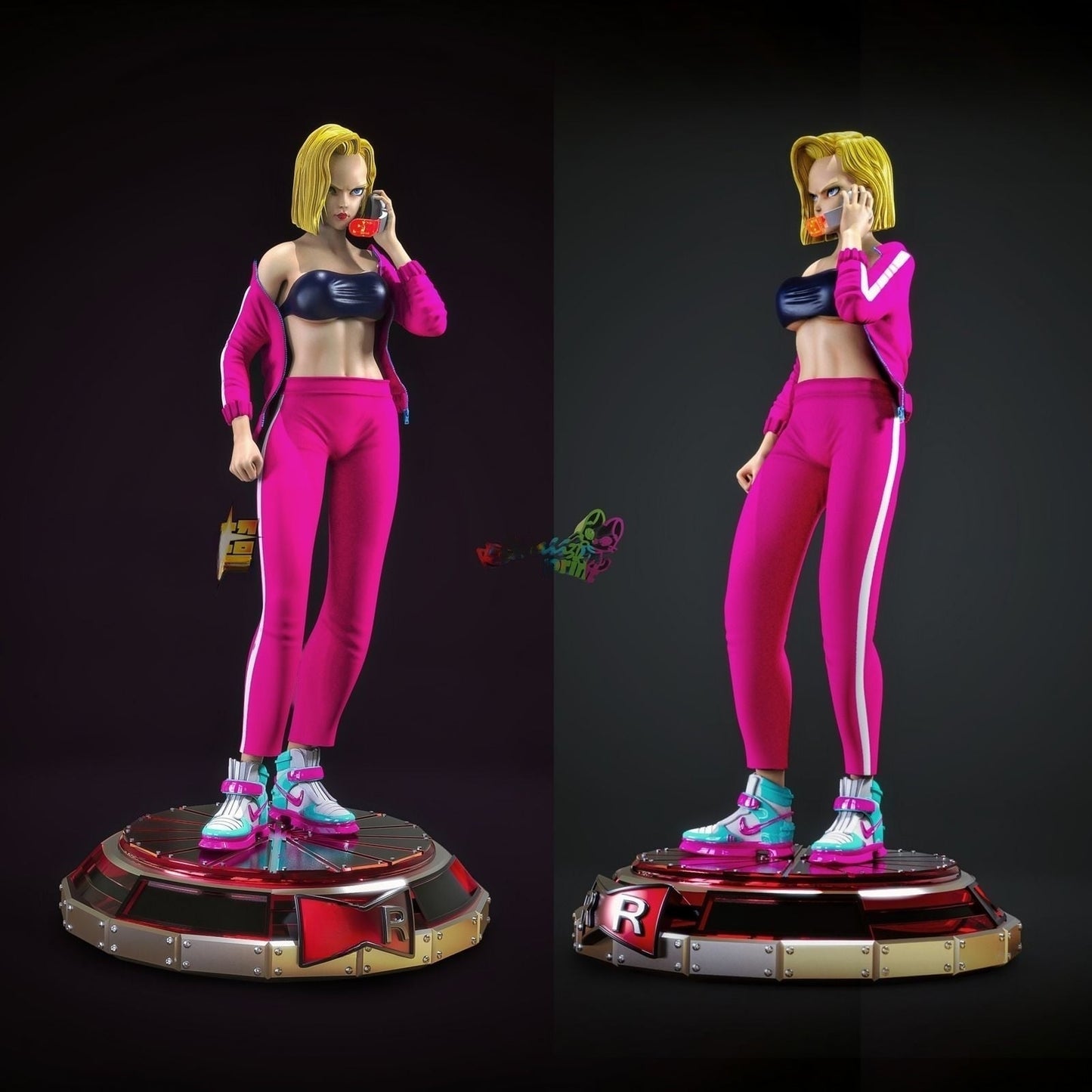 1488 Android 18 - Dragon Ball Z - STL 3D Print Files
