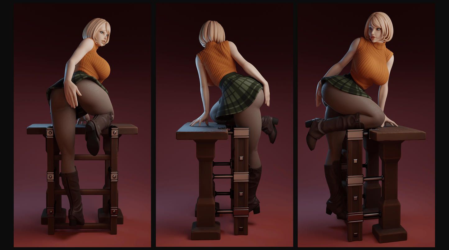 Ashley Graham NSFW - Resident Evil - STL 3D Print Files