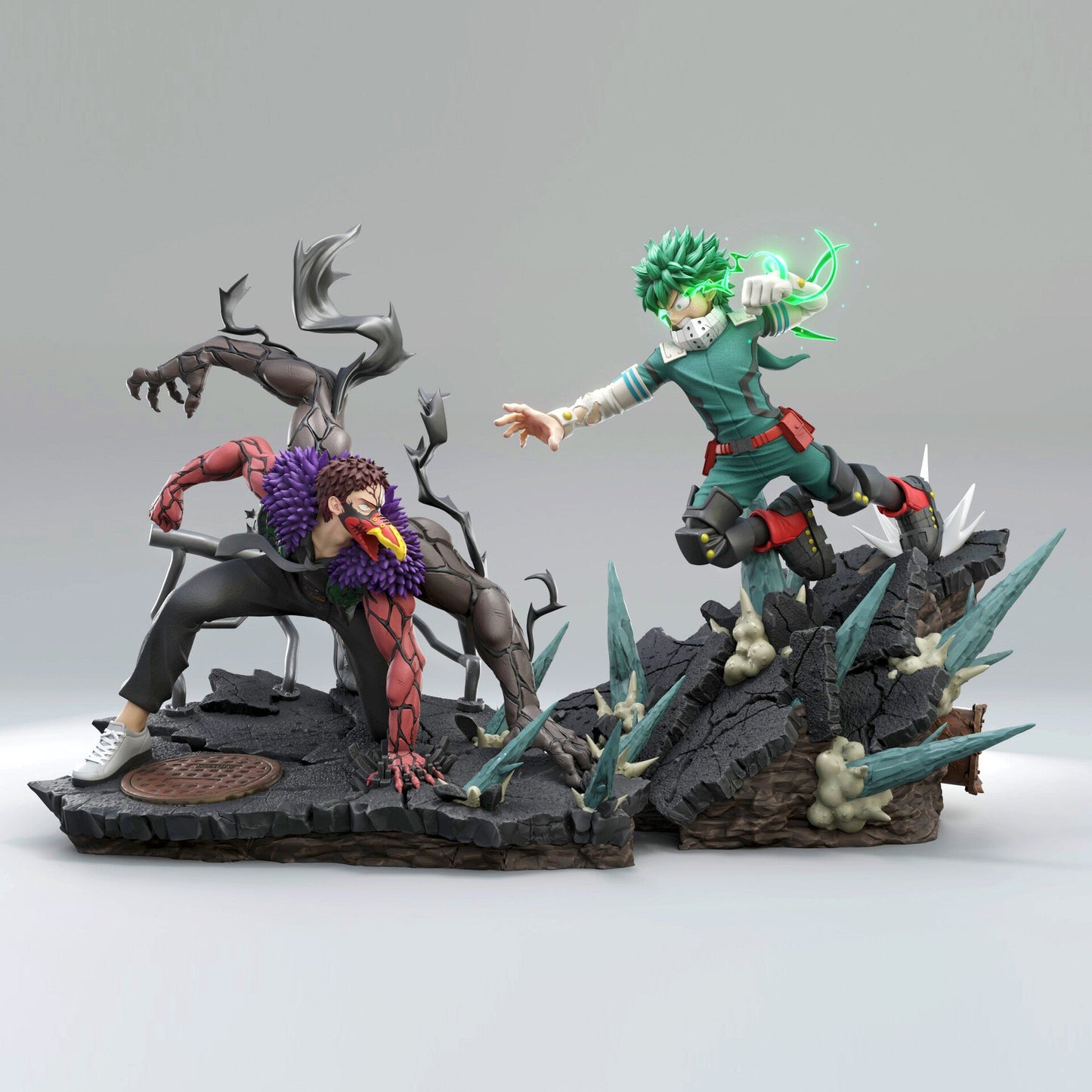 Midoriya vs Overhaul - My Hero Academia - STL 3D Print Files