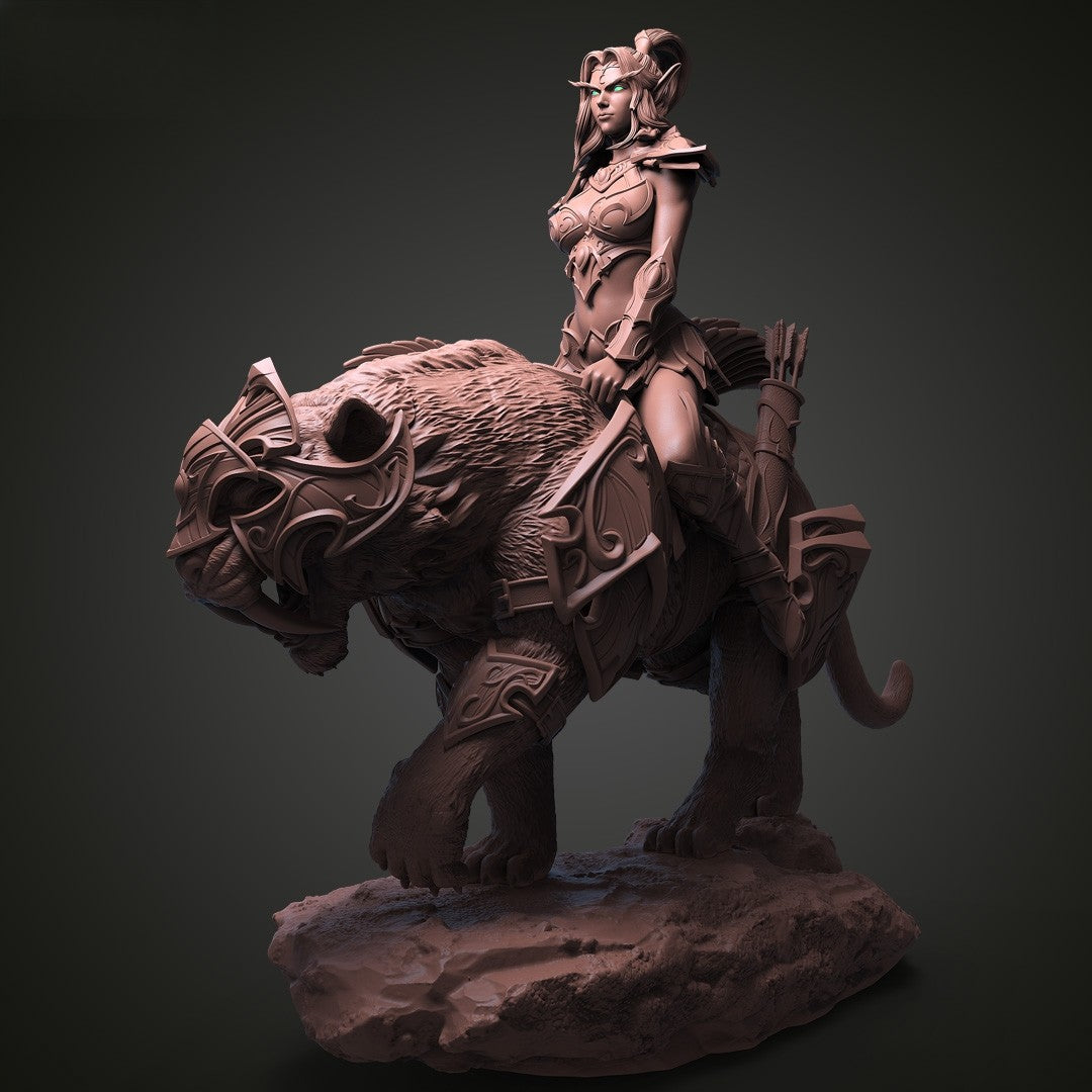 Tyrande and Ashalah - World of Warcraft - STL 3D Print Files