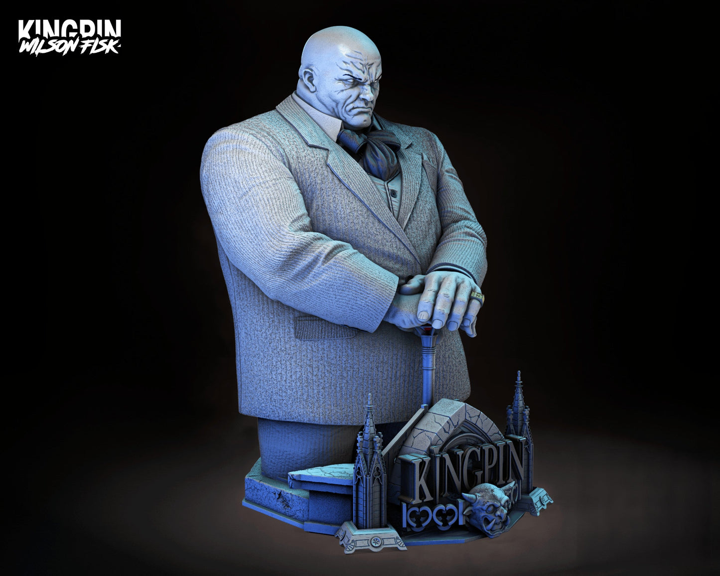 Kingpin Sculpture & Bust - Marvel Comics - STL 3D Print Files