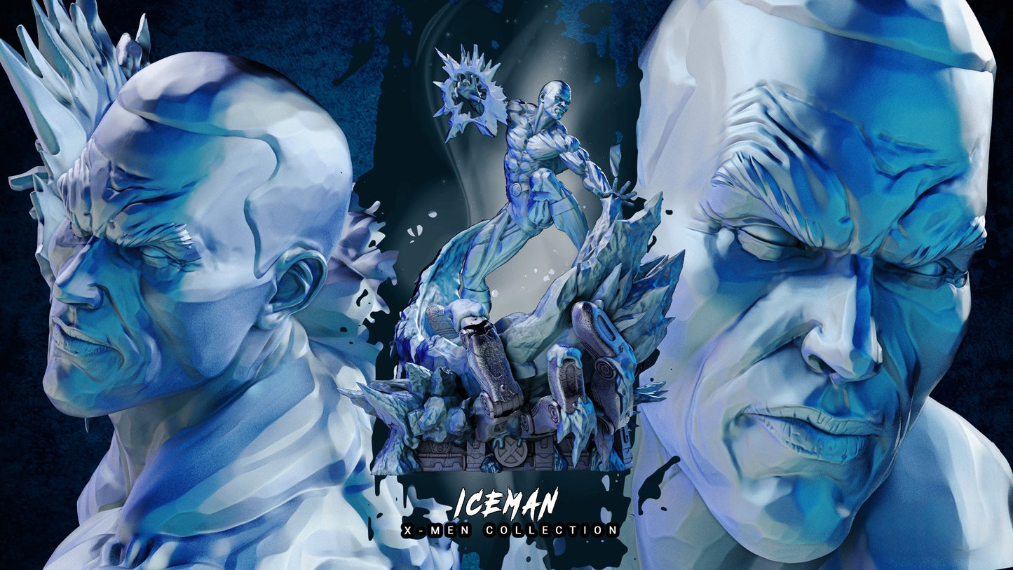 Iceman - X-men - STL 3D Print Files