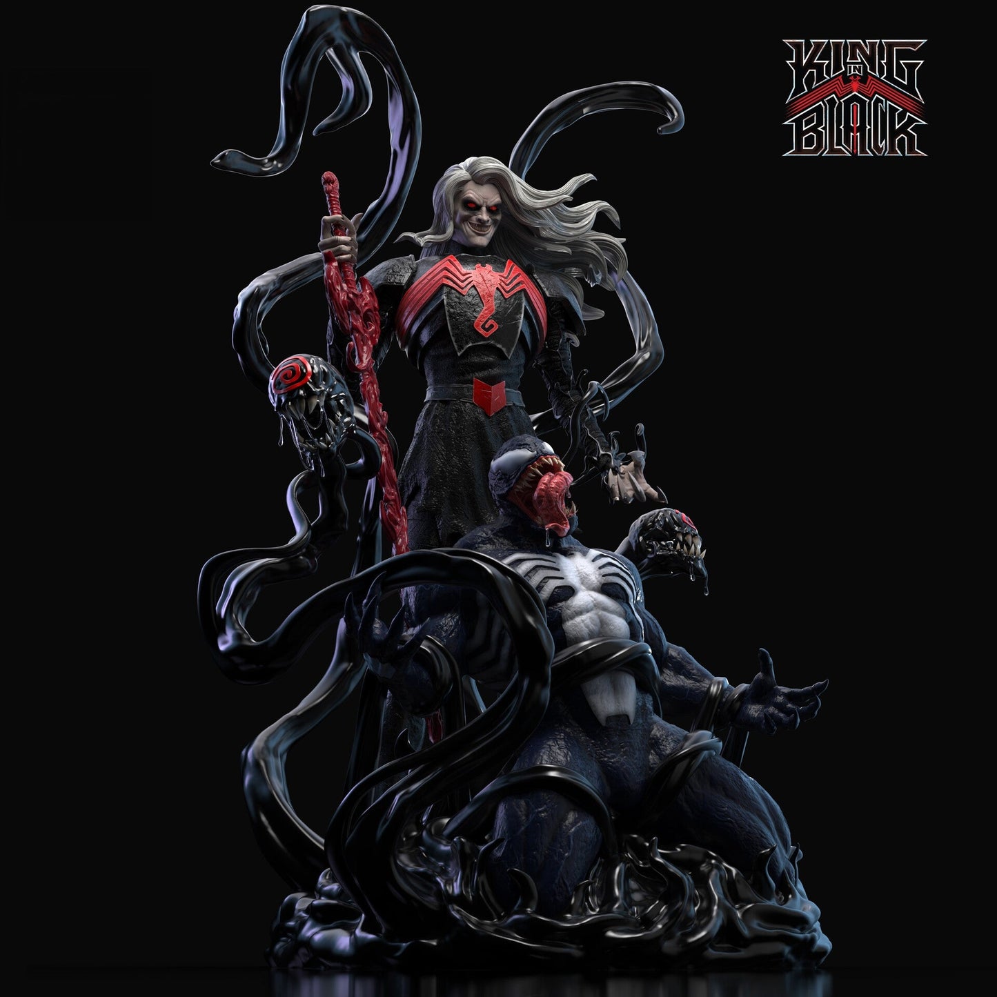 Knull The God Of The Symbiotes - King in Black - STL 3D Print Files