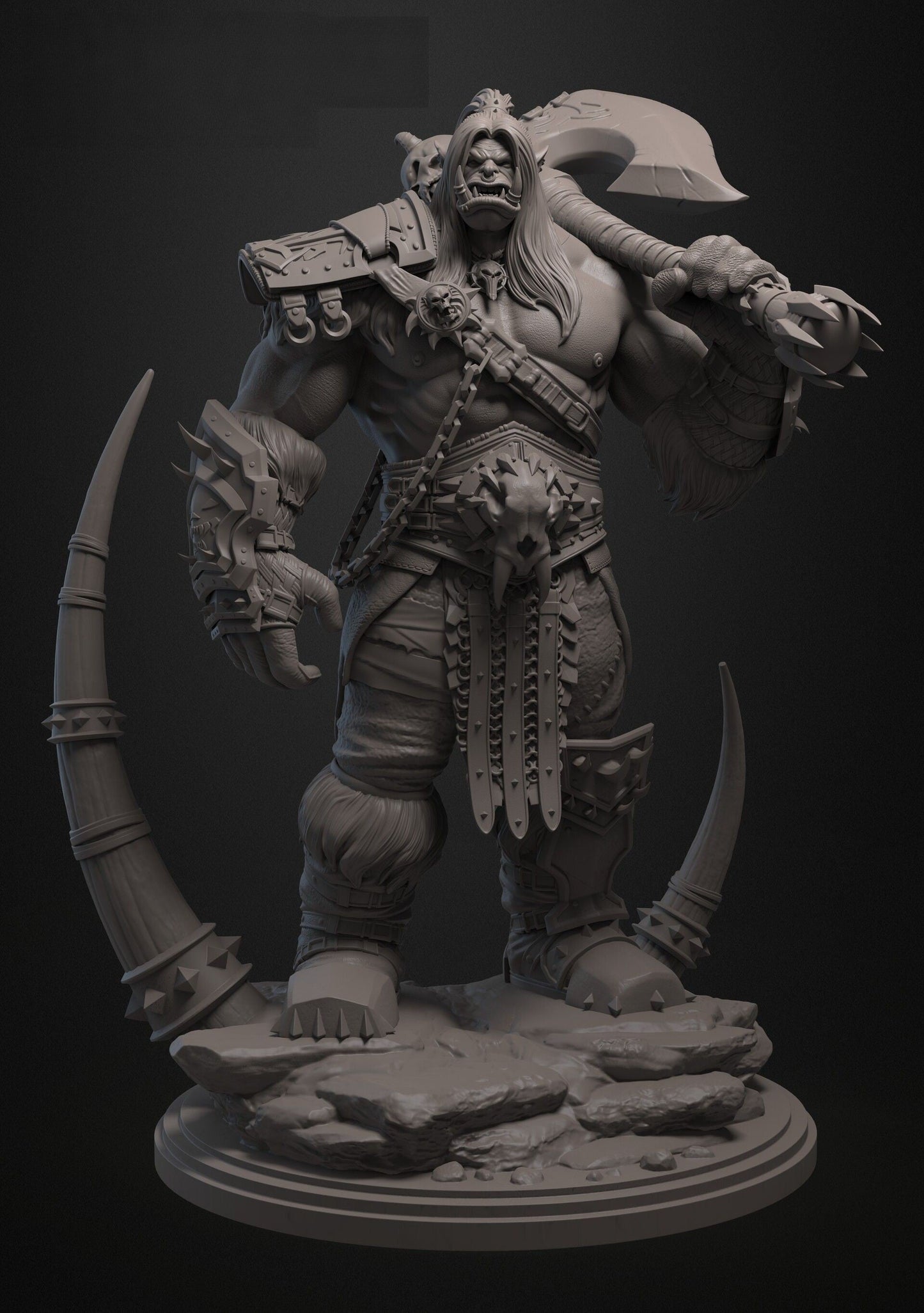 Grommash Hellscream - World of Warcraft - STL 3D Print Files