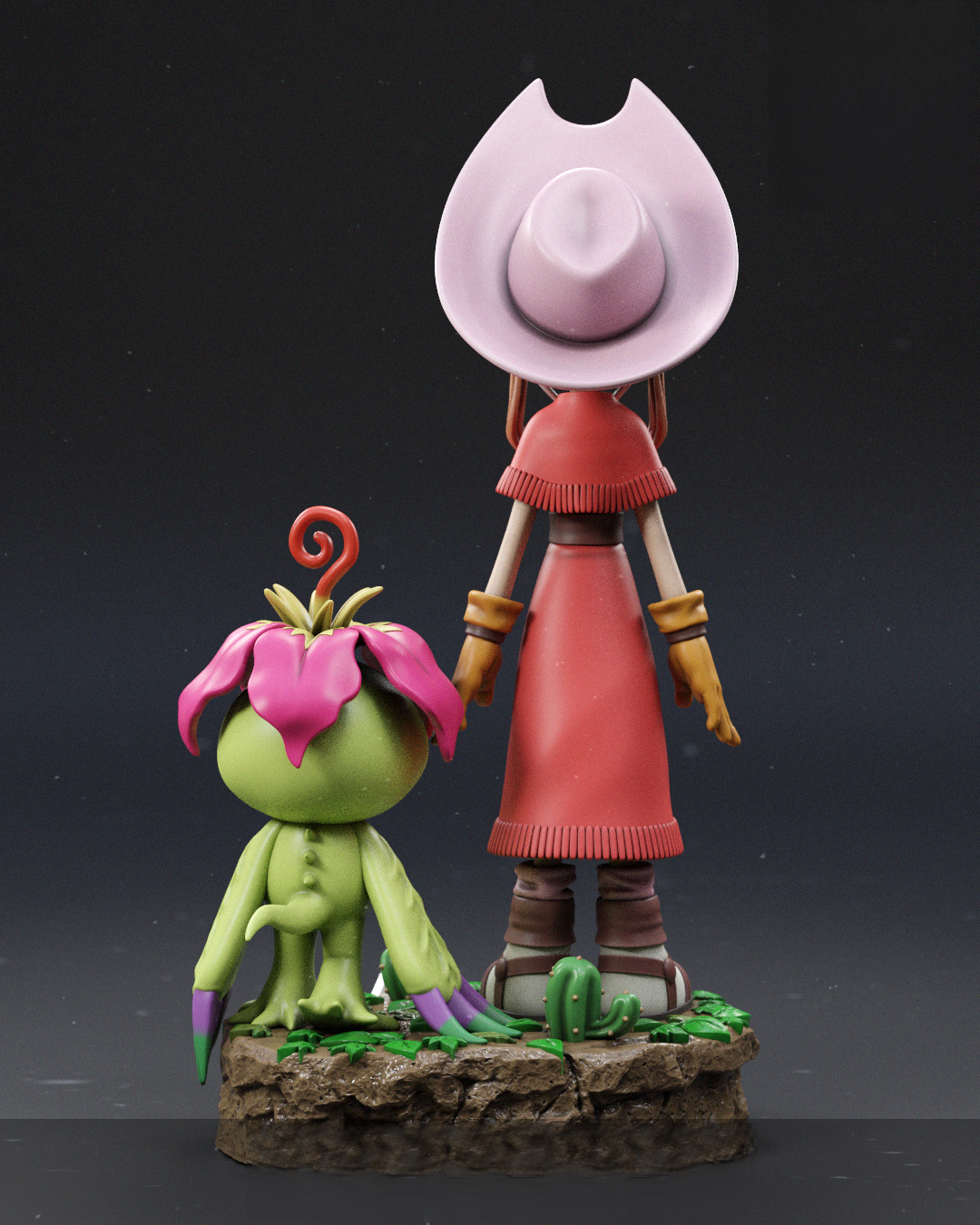 Mimi and Palmon - Digimon - STL 3D Print Files