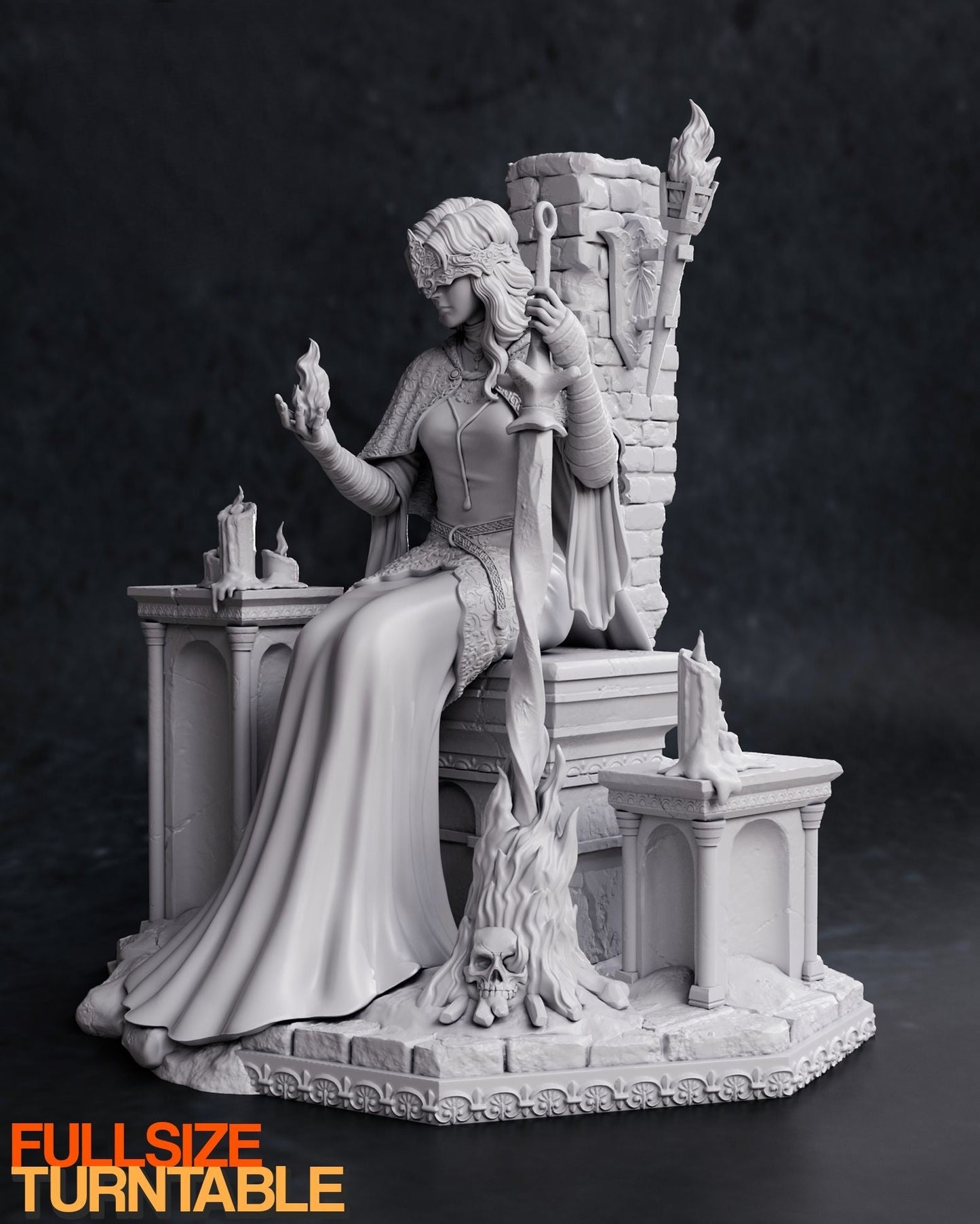 Fire Keeper - Dark Souls III - STL 3D Print Files