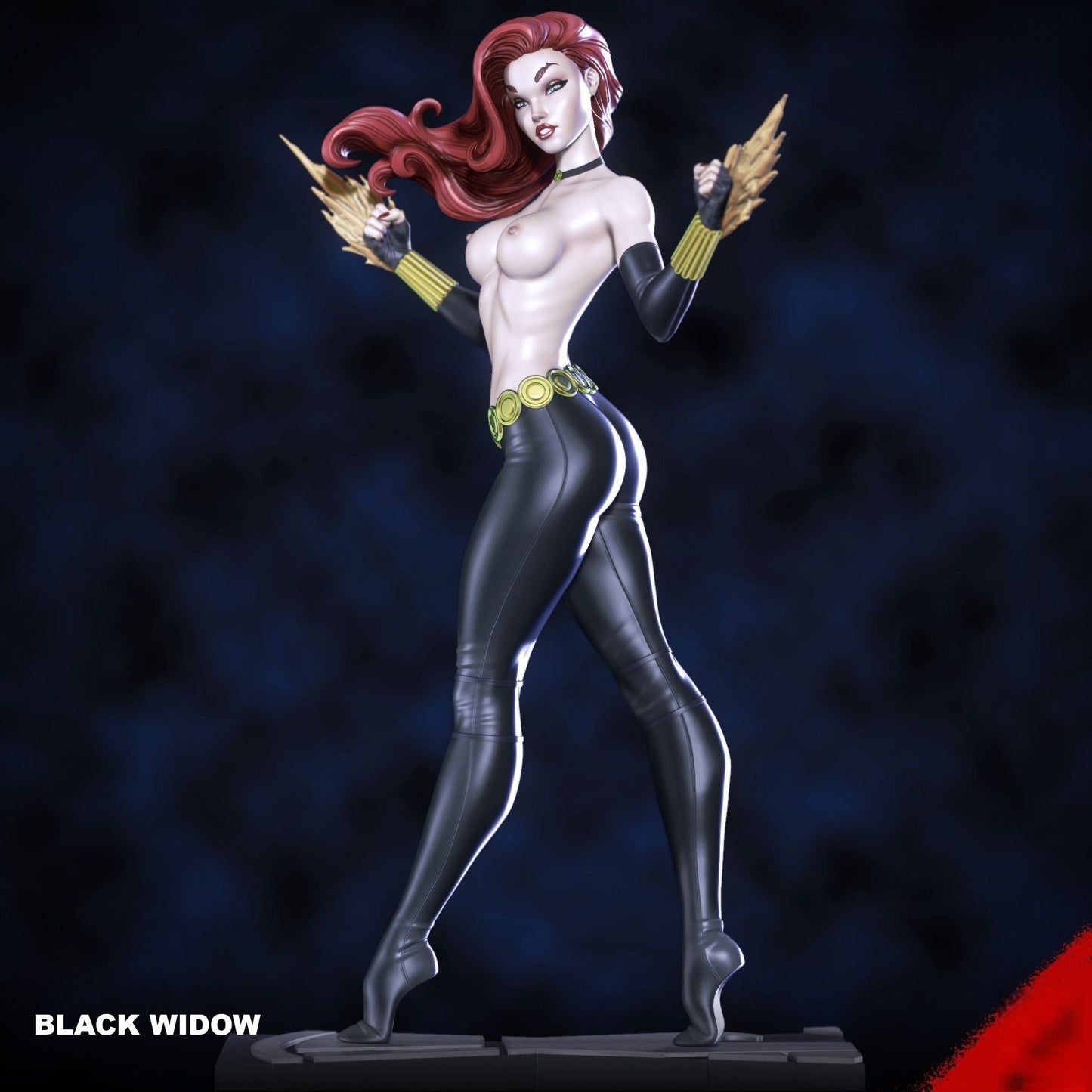 Black Widow Comic NSFW - STL 3D Print Files