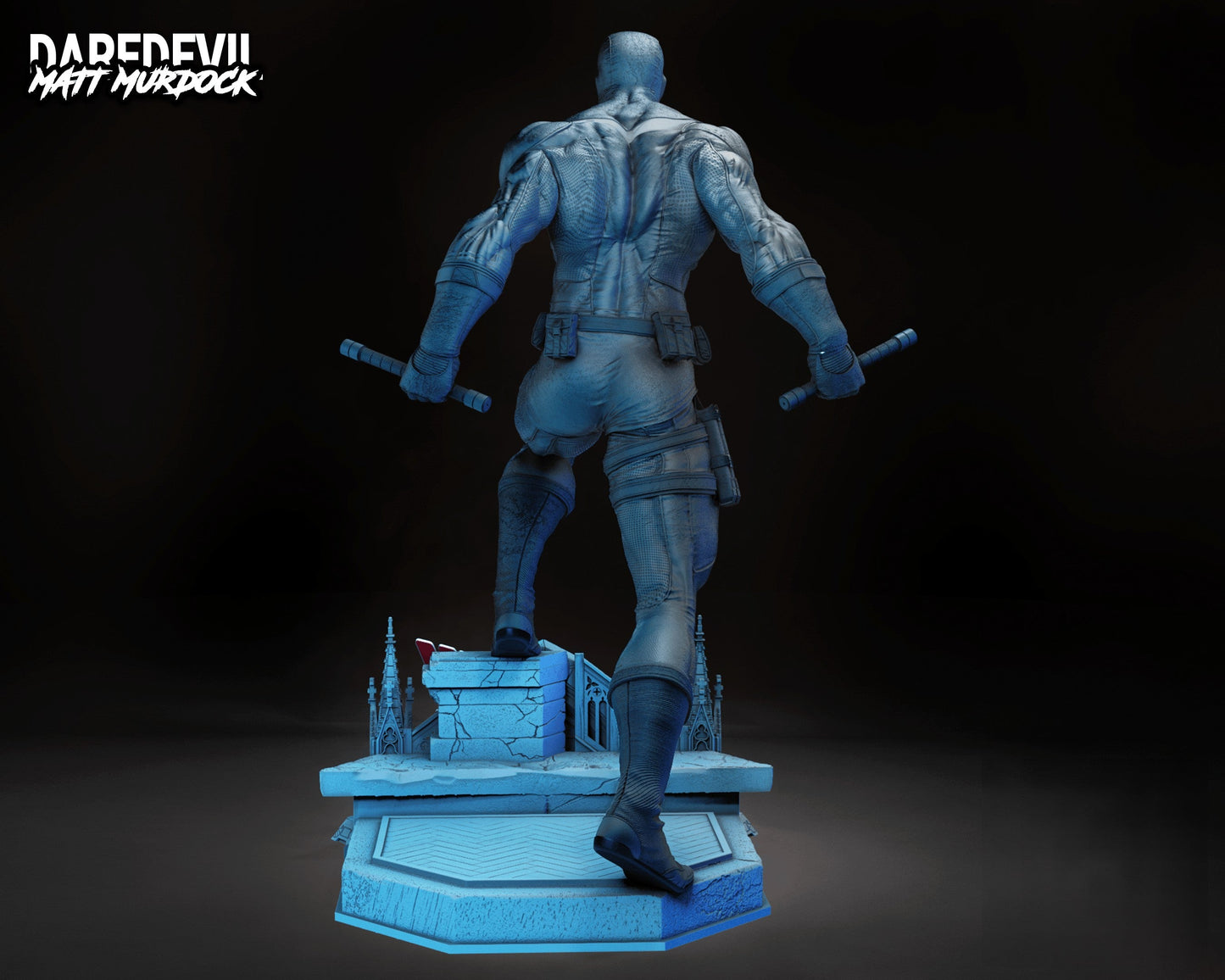 Daredevil Sculpture & Bust - Marvel Comics - STL 3D Print Files