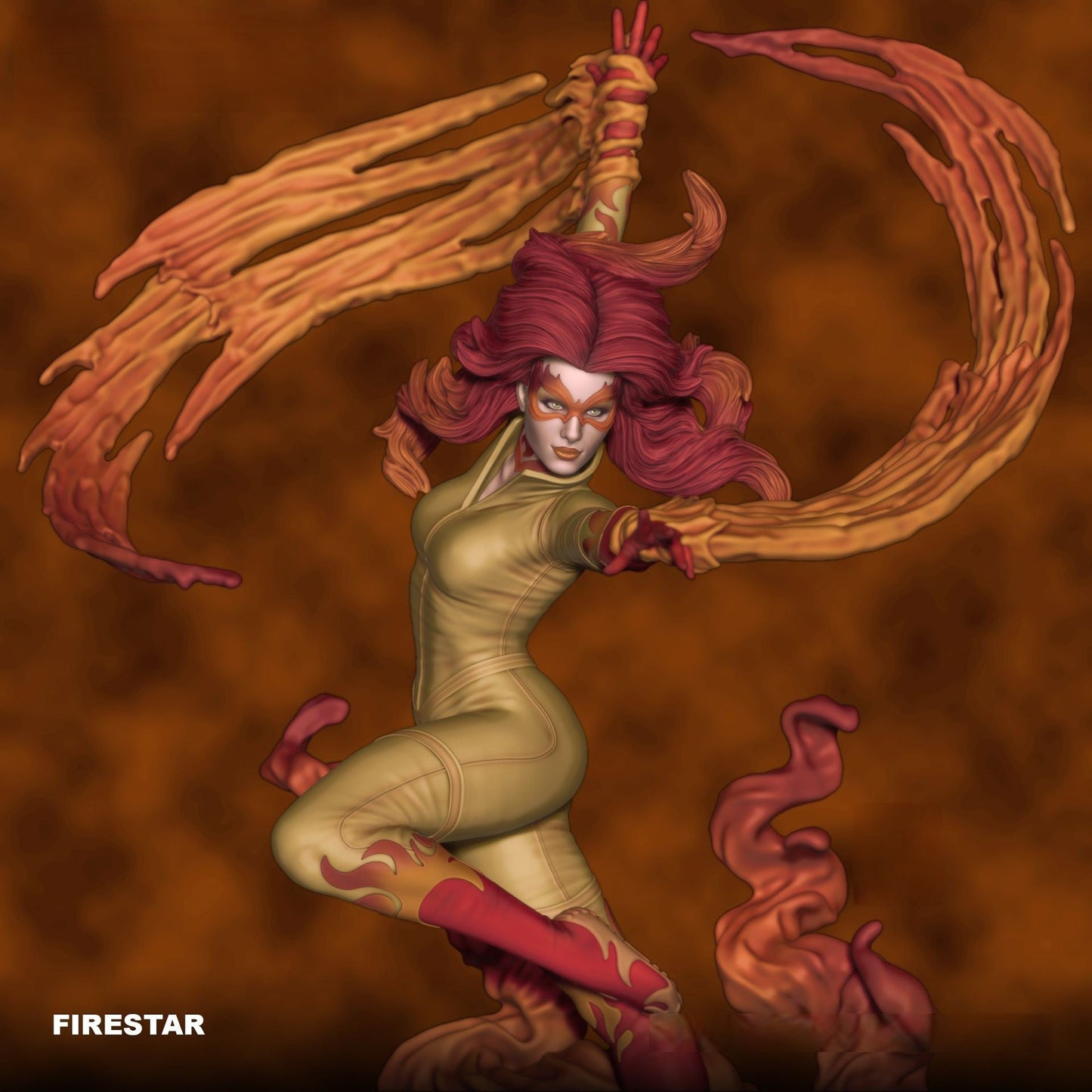 Firestar NSFW - X-men - STL - 3d Print Files