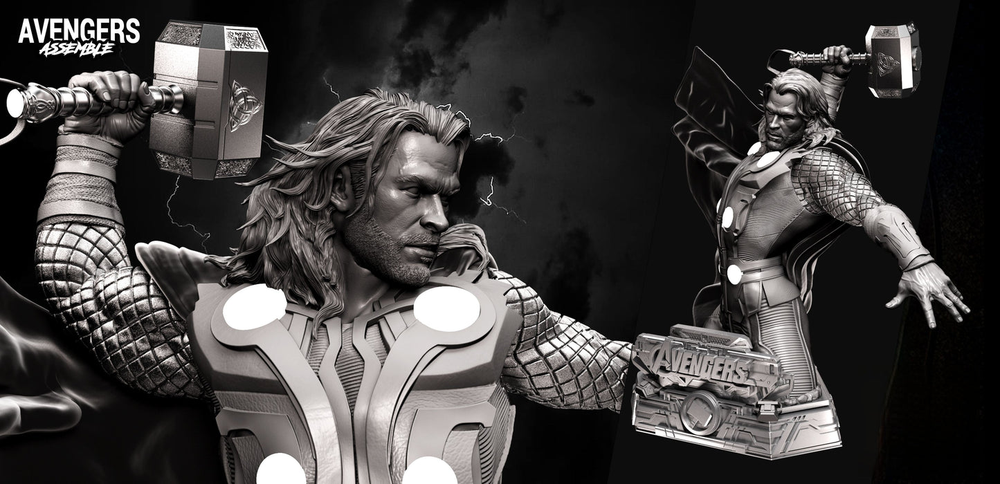 Thor Avengers 2012 - STL 3D Print Files