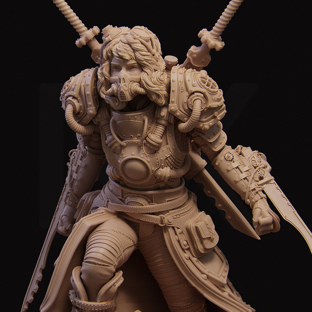 Najori - The Steampunk Samurai - STL 3D Print Files