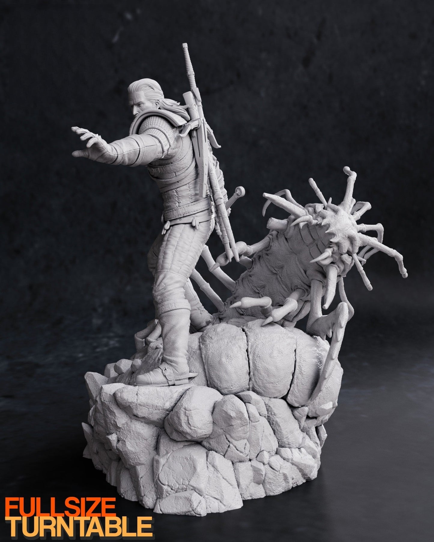 1581 Geralt - The Witcher - STL 3D Print Files