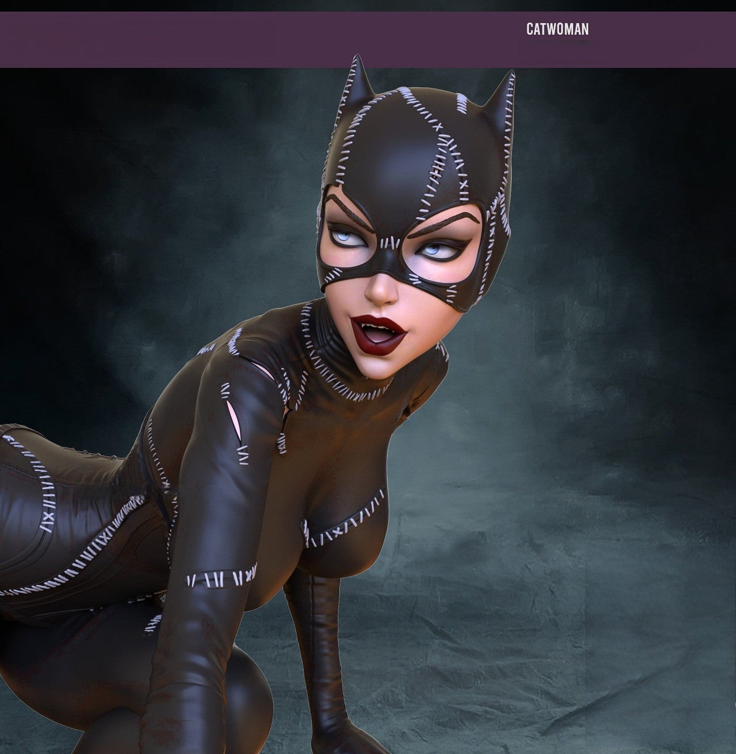 Catwoman NSFW and Batman - DC Comics - STL 3D Print Files