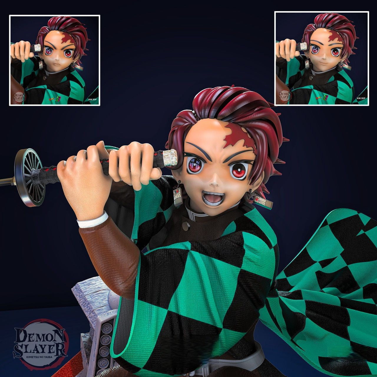 Tanjiro - Demon Slayer - STL 3D Print Files