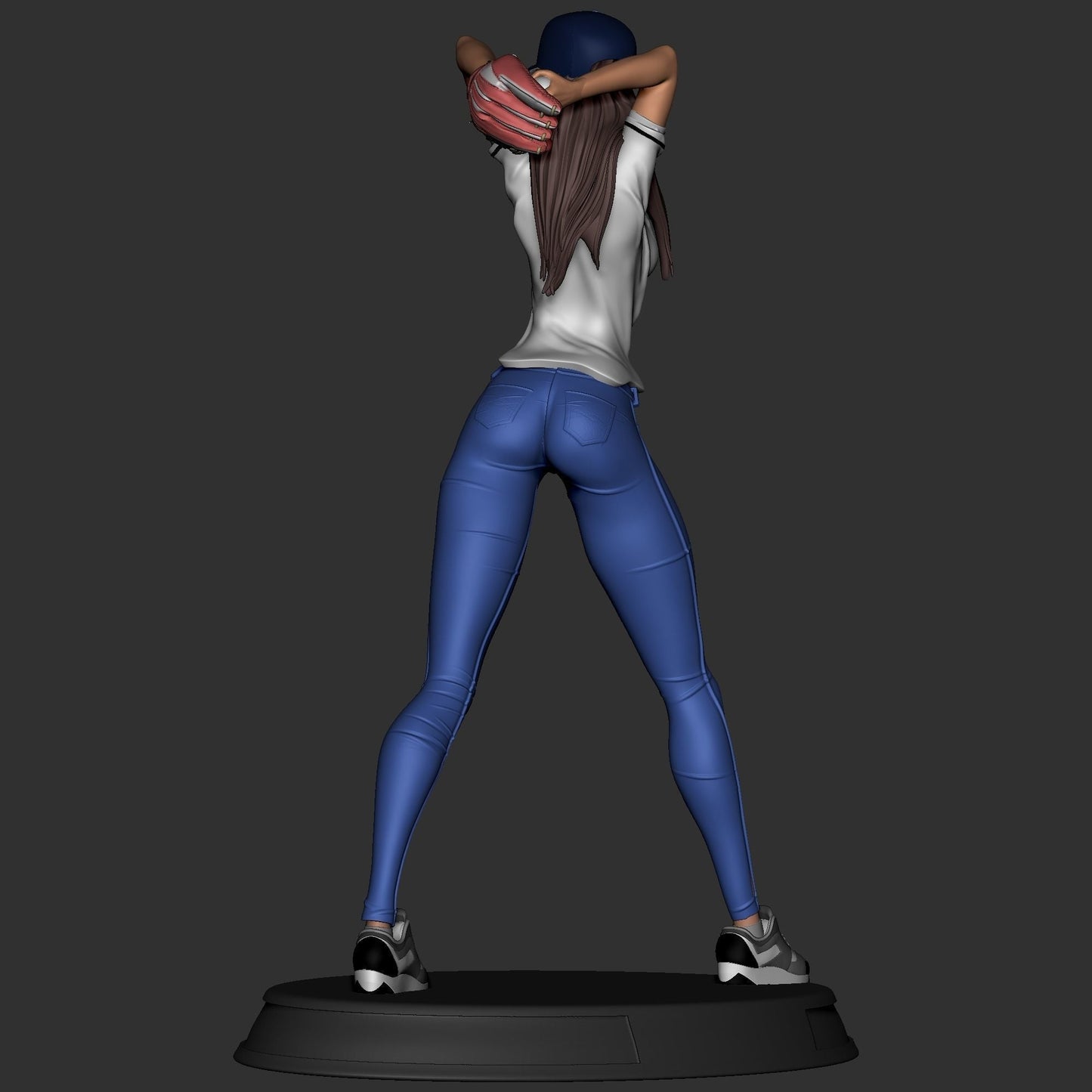 Baseball Girl - STL 3D Print Files