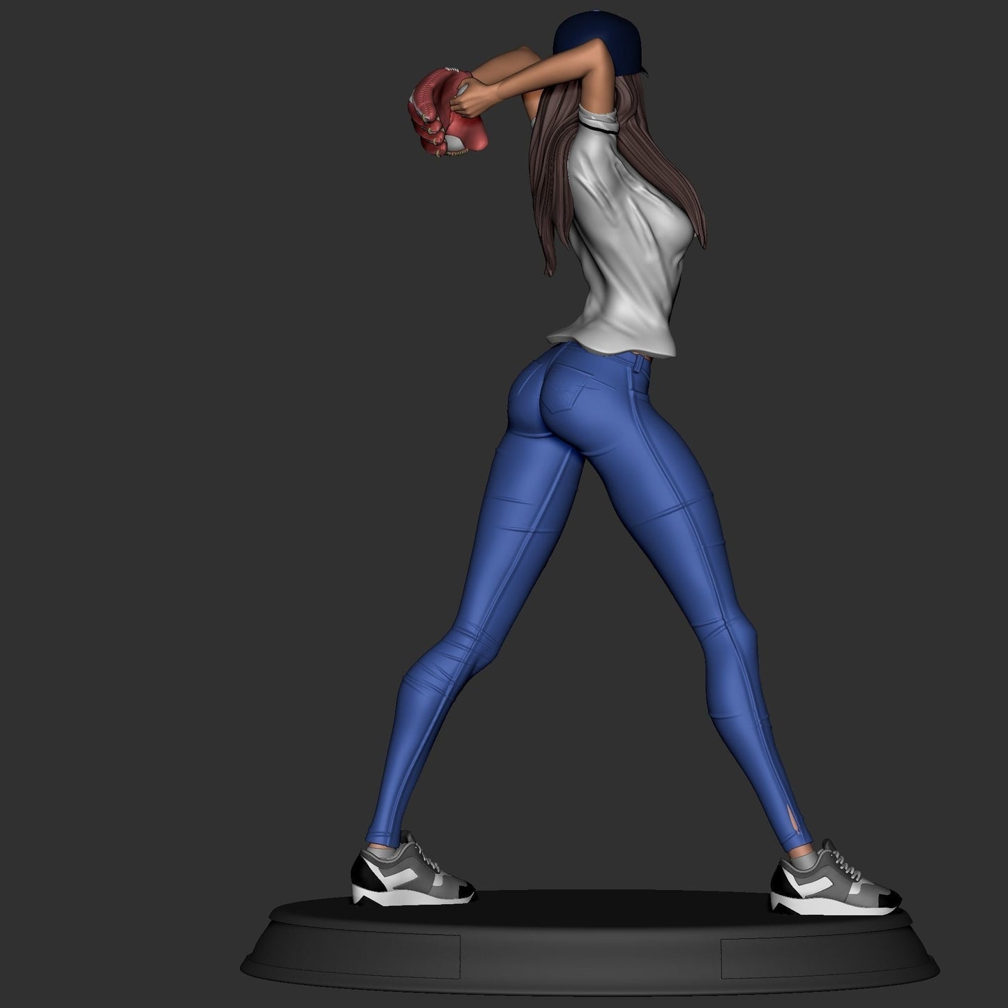 Baseball Girl - STL 3D Print Files