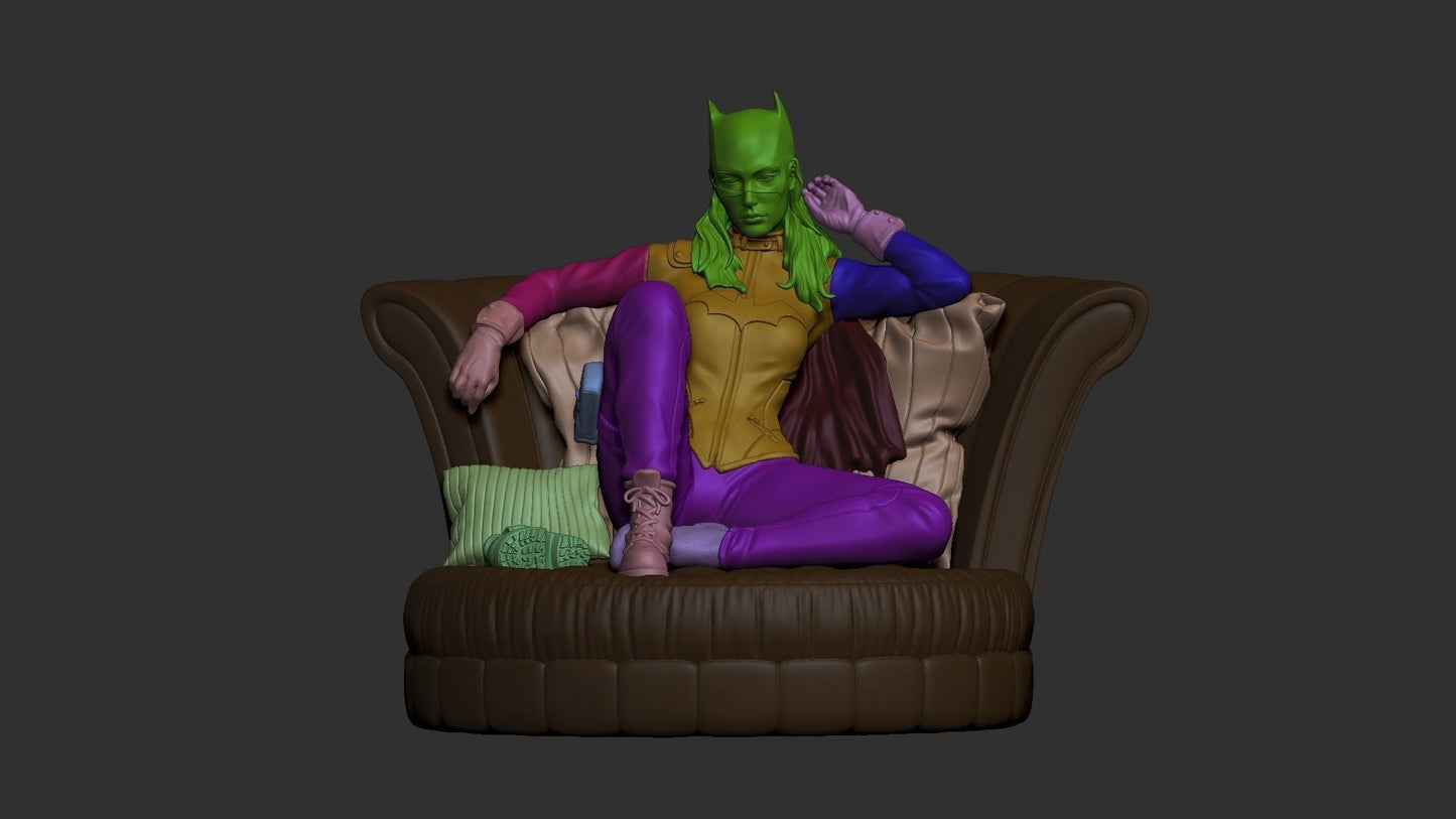 Sexy Batgirl - STL 3D Print Files