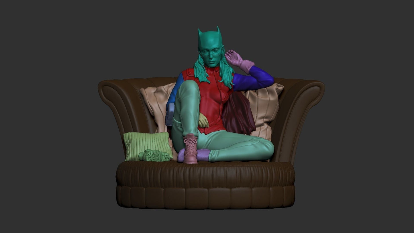 Sexy Batgirl - STL 3D Print Files