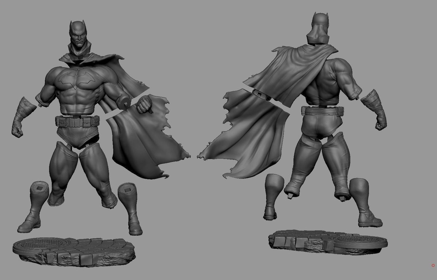 Batman Muscle - STL 3D Print Files