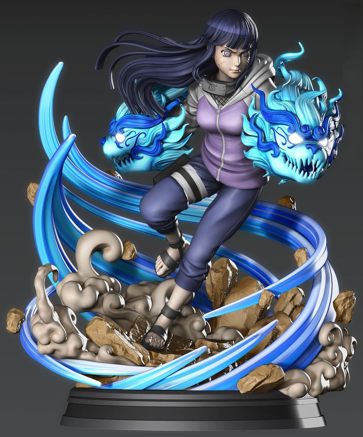 Hinata Hyuga - Naruto - STL 3D Print Files