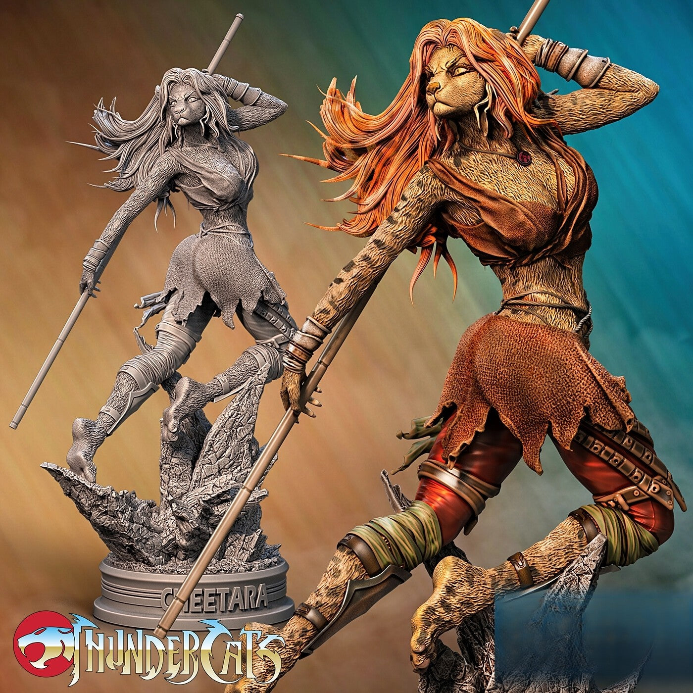 1454 Cheetara - Thundercats - STL 3D Print Files