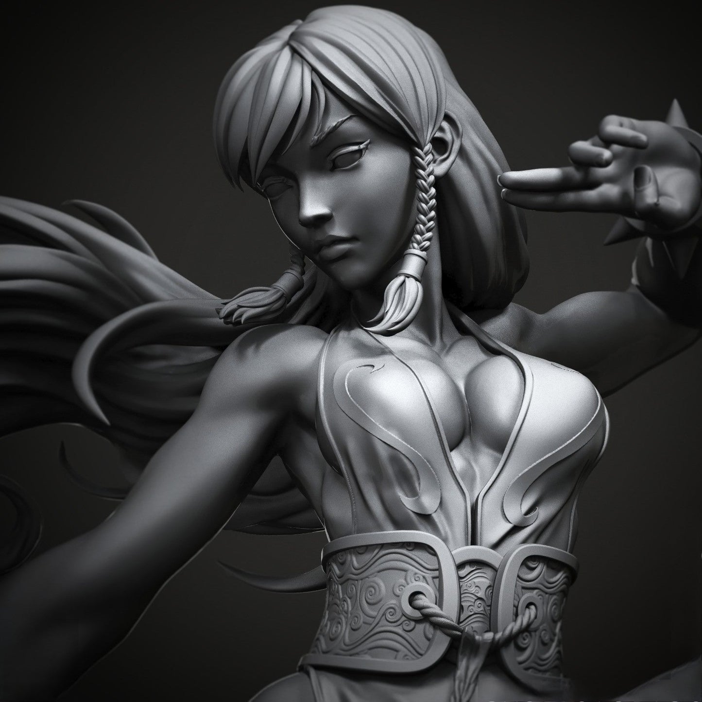 1350 Chun-Li - Street Fighter - STL 3D Print Files