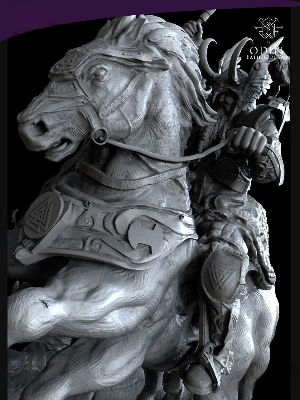 Odin and Sleipnir  - STL 3D Print Files