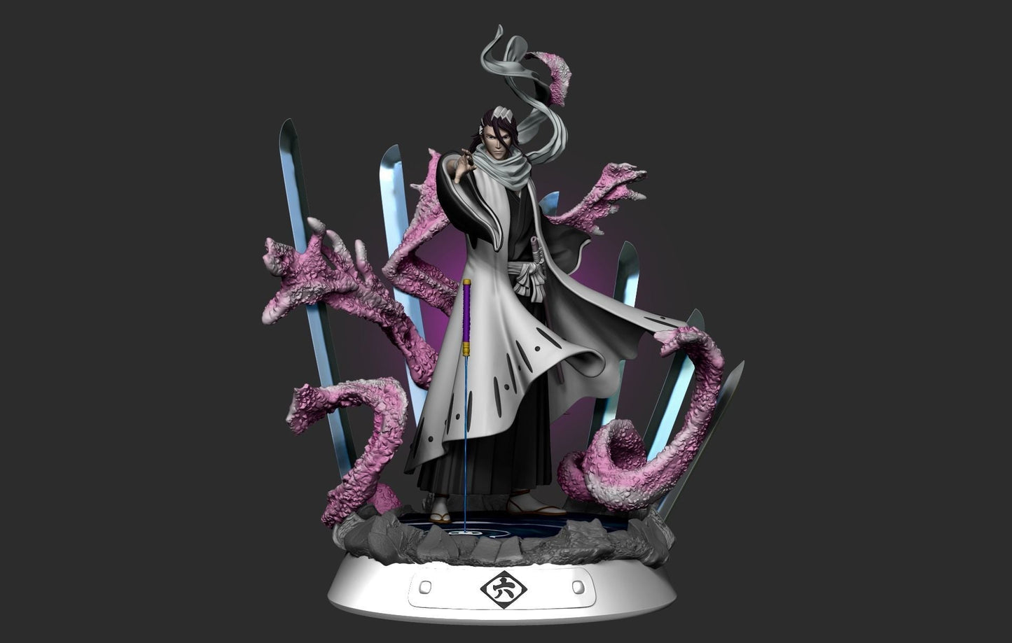 Byakuya Kuchiki Bankai Senbonzakura Kageyoshi - Bleach - STL 3D Print Files