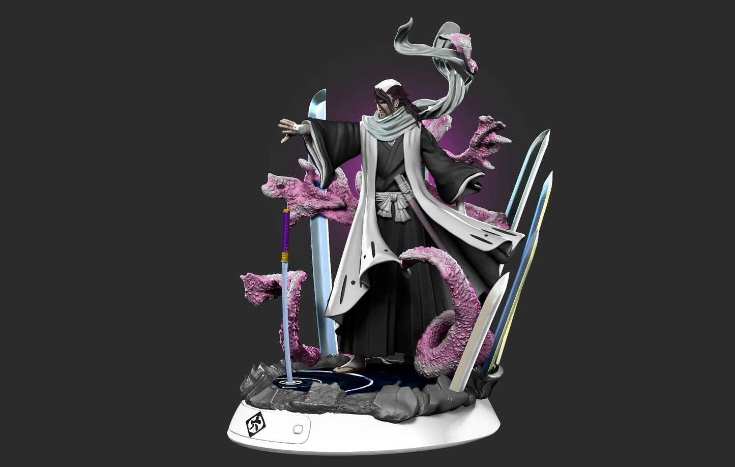 Byakuya Kuchiki Bankai Senbonzakura Kageyoshi - Bleach - STL 3D Print Files