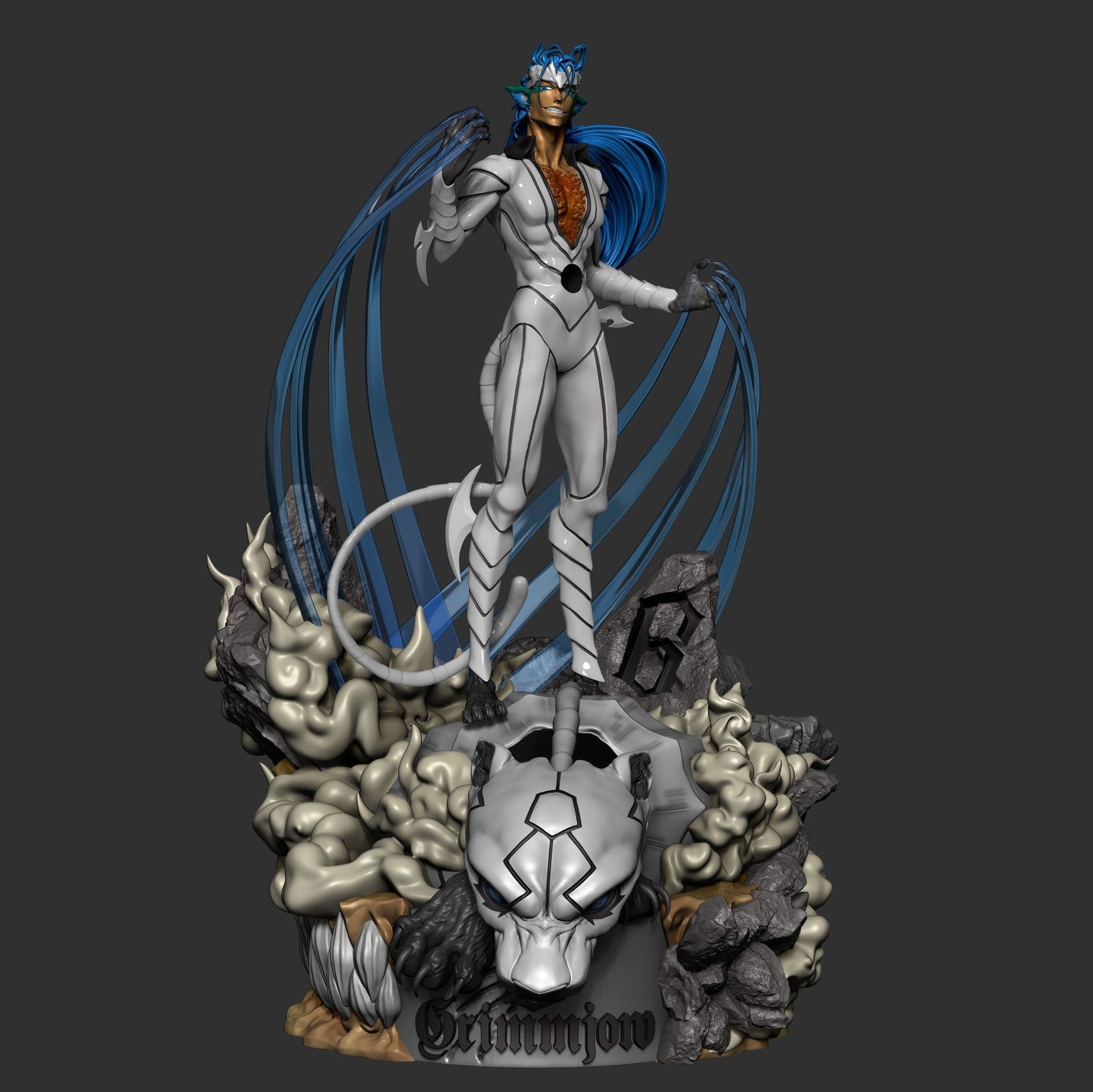 Grimmjow Jaegerjaquez - Bleach - STL 3D Print Files