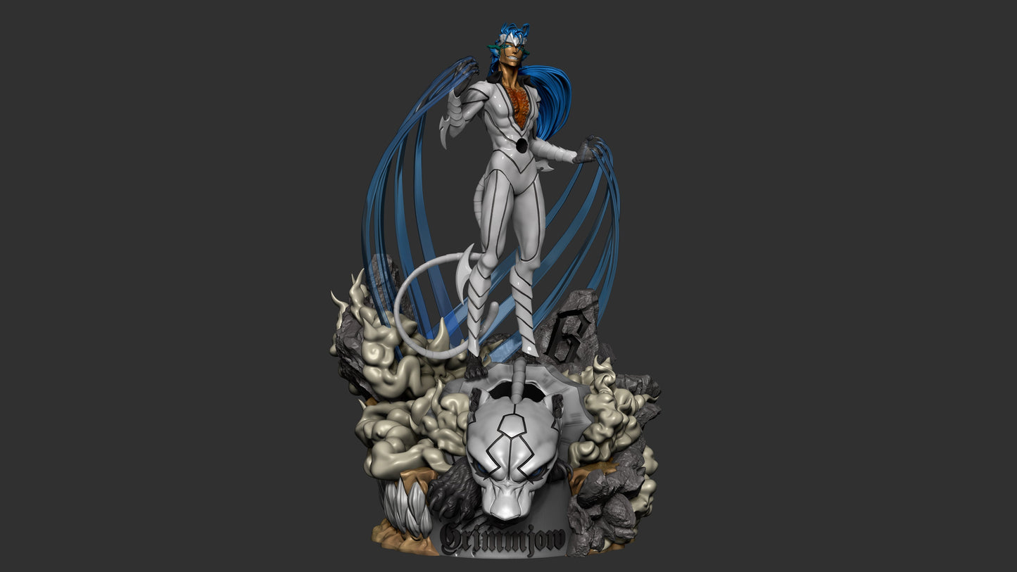 Grimmjow Jaegerjaquez - Bleach - STL 3D Print Files