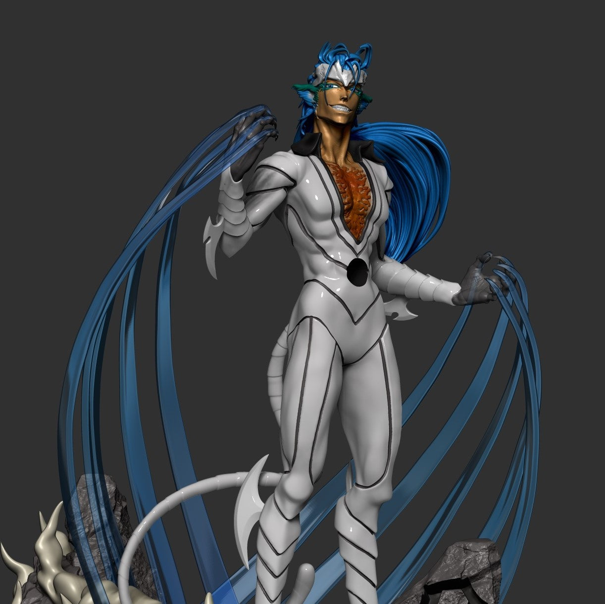 Grimmjow Jaegerjaquez - Bleach - STL 3D Print Files