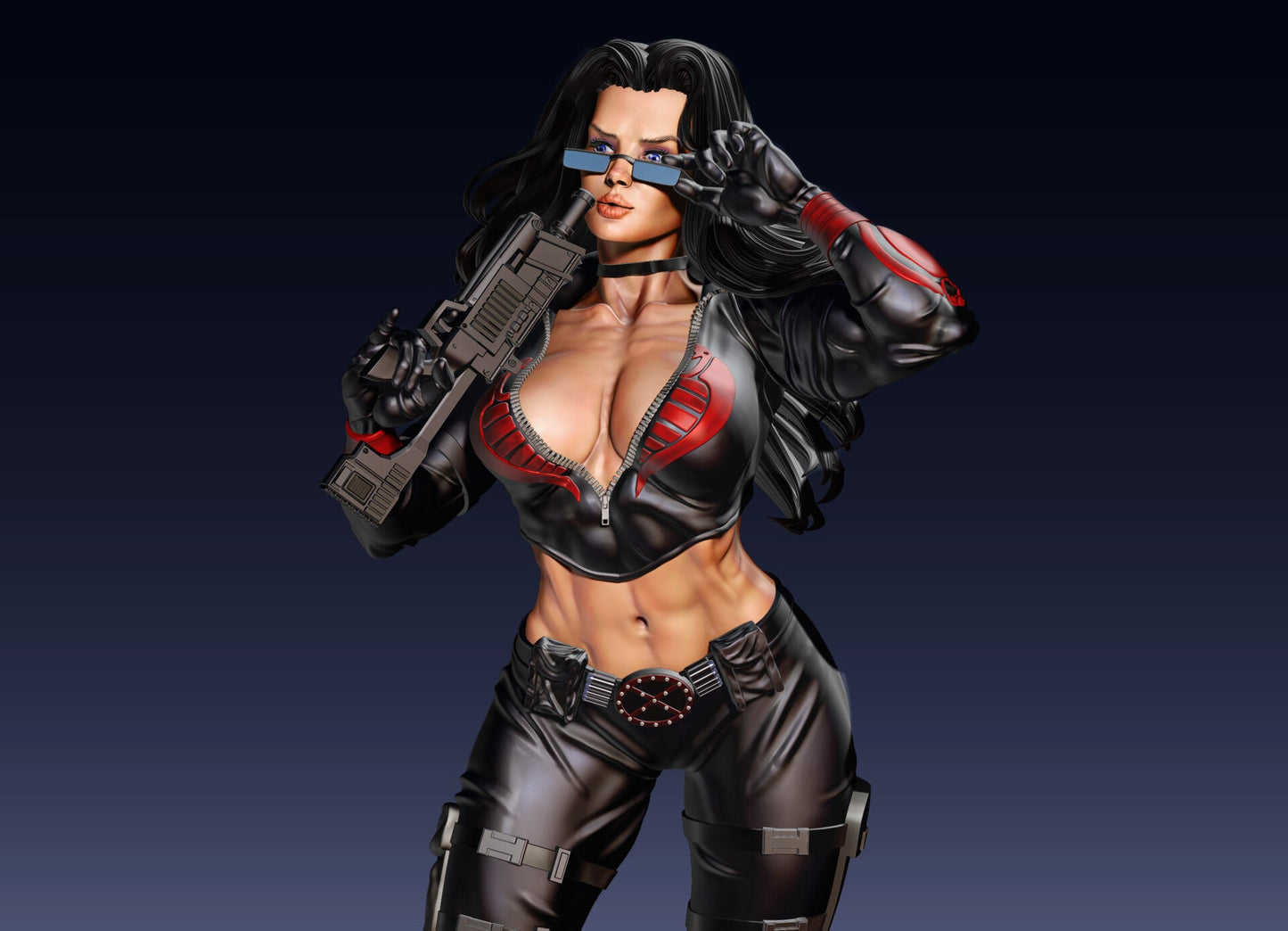 1312  Baroness - G.I. Joe - STL 3D Print Files