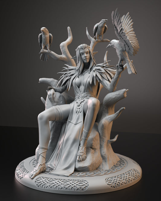 Branis - The Raven Queen - STL 3D Print Files