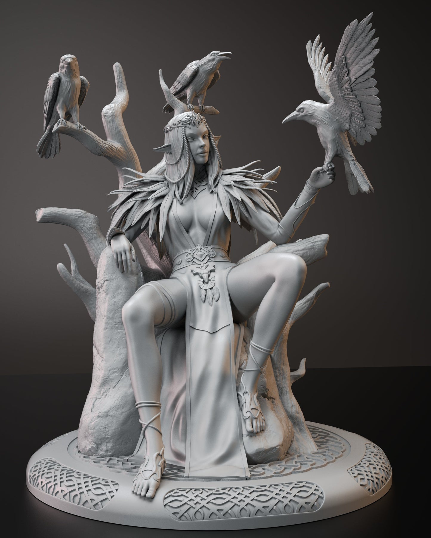 Branis - The Raven Queen - STL 3D Print Files