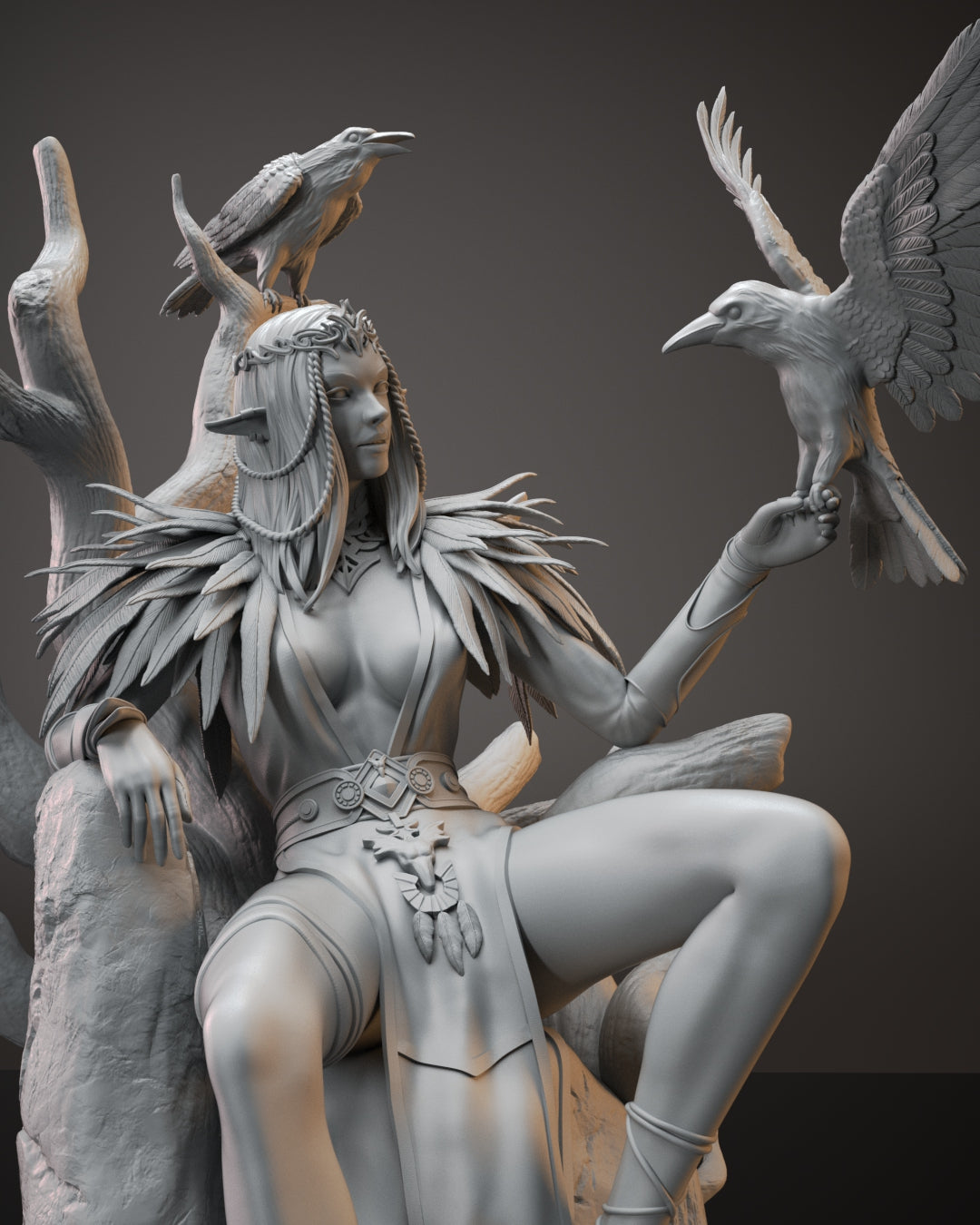 Branis - The Raven Queen - STL 3D Print Files