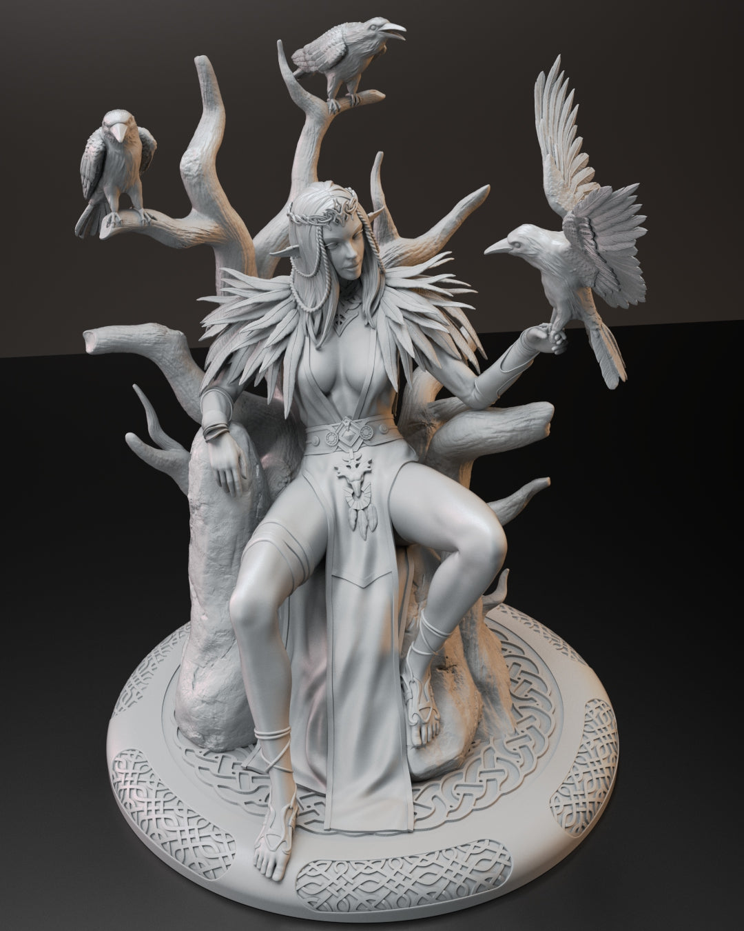 Branis - The Raven Queen - STL 3D Print Files