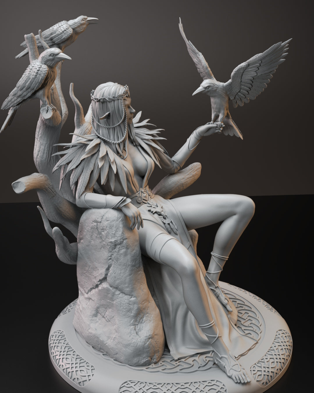 Branis - The Raven Queen - STL 3D Print Files