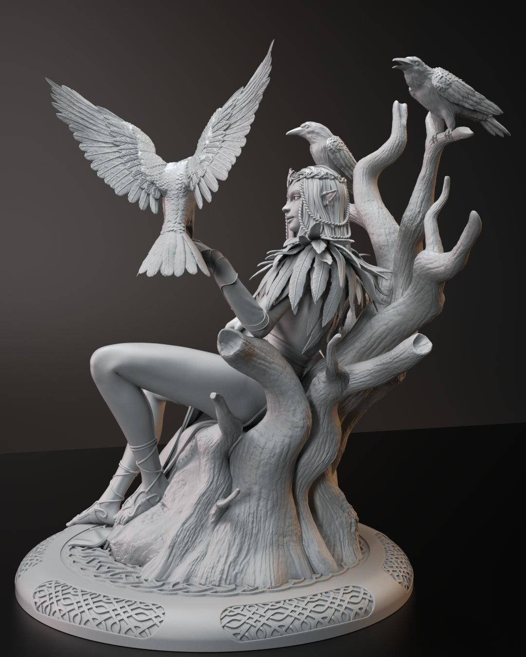 Branis - The Raven Queen - STL 3D Print Files