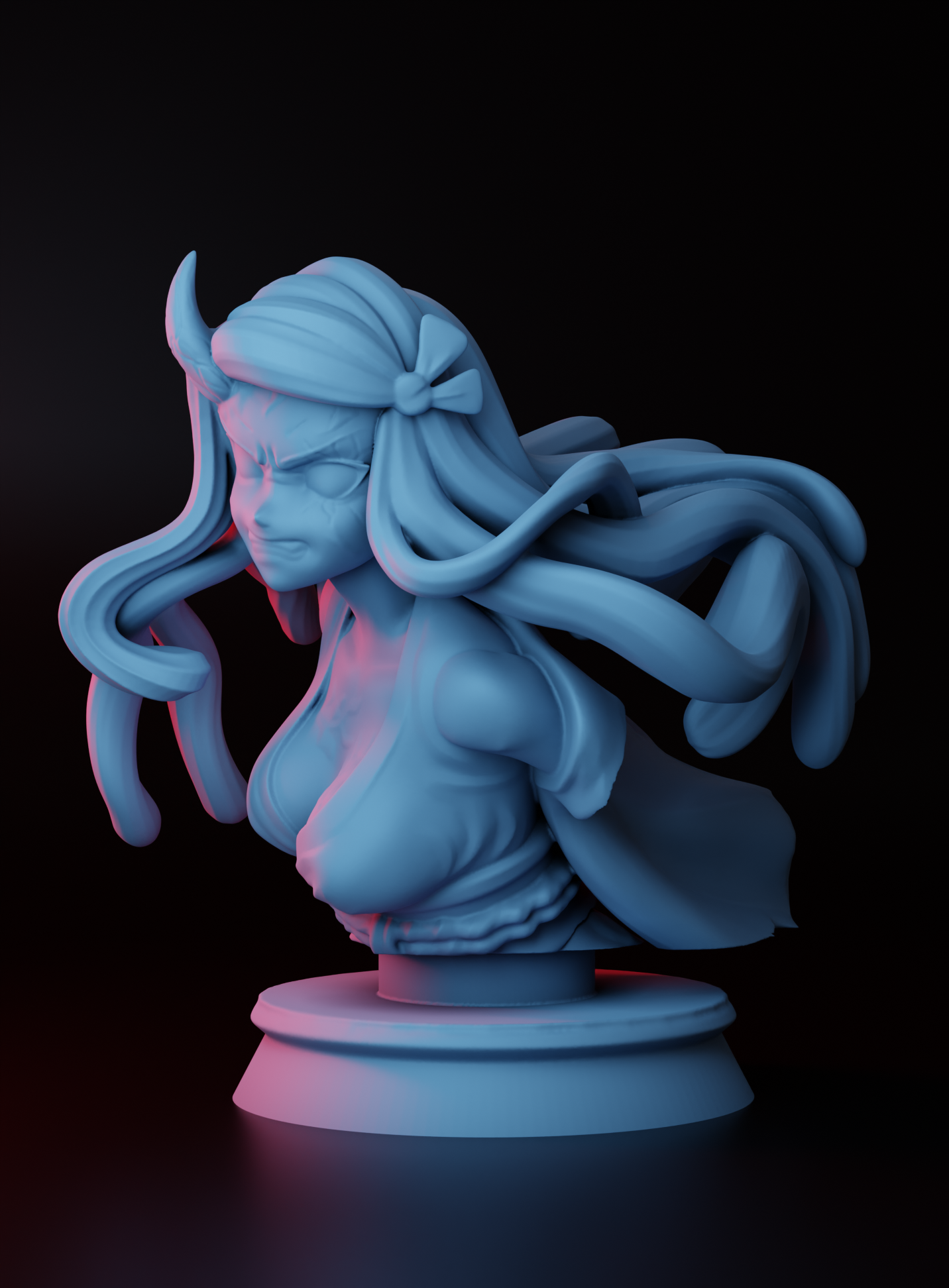 1843 Nezuko Kamado - Kimetsu no Yaiba - STL 3D Print Files