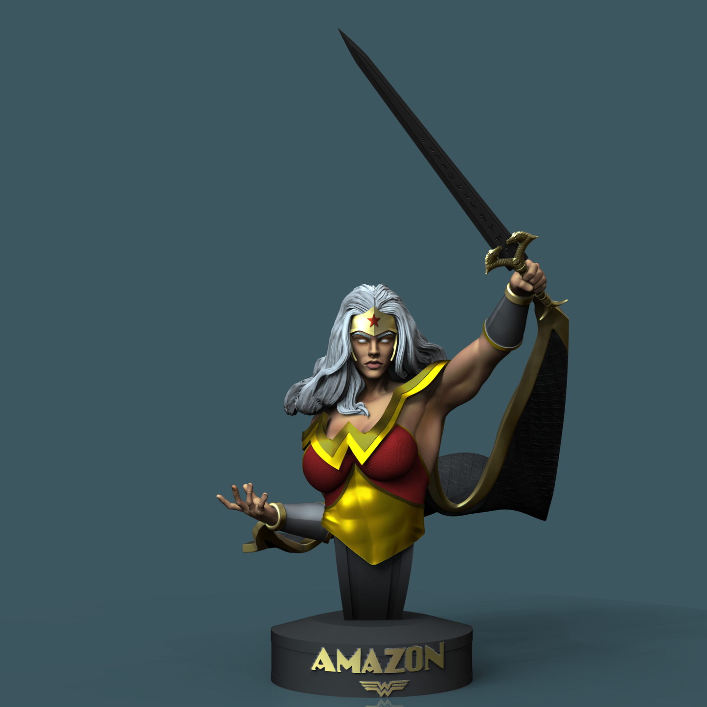 1367 Wonder Woman - Amazon Warriors - STL 3D Print Files