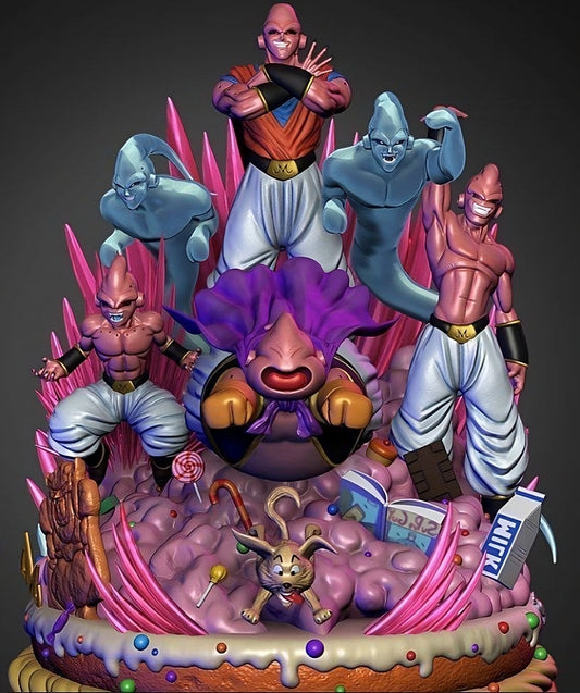 Buu Diorama - Dragon Ball Z  - STL 3D Print Files