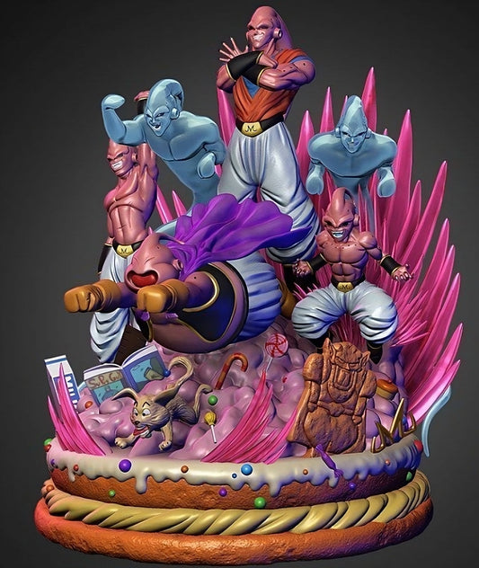 Buu Diorama - Dragon Ball Z  - STL 3D Print Files